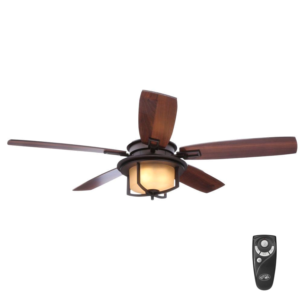 indoor oil rubbed bronze ceiling fan with light