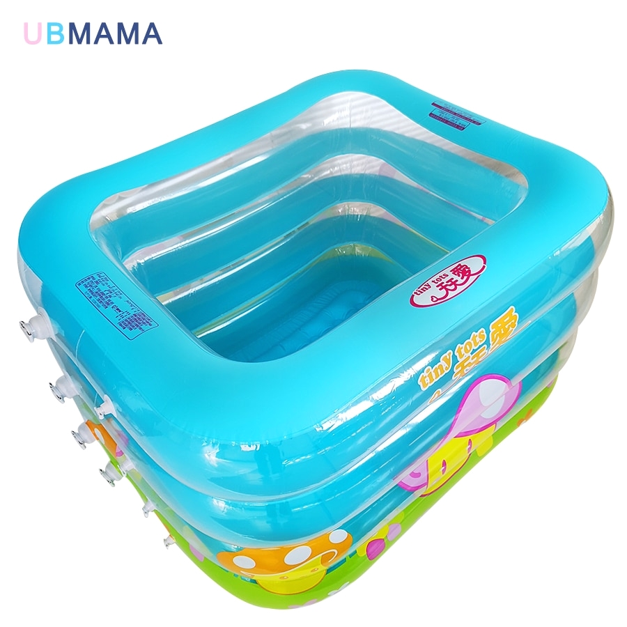 4th floor insulation inflatable square plastic safety bottom inflatable no smell baby swimmer newborns baby tub swimming pool in swimming pool from mother