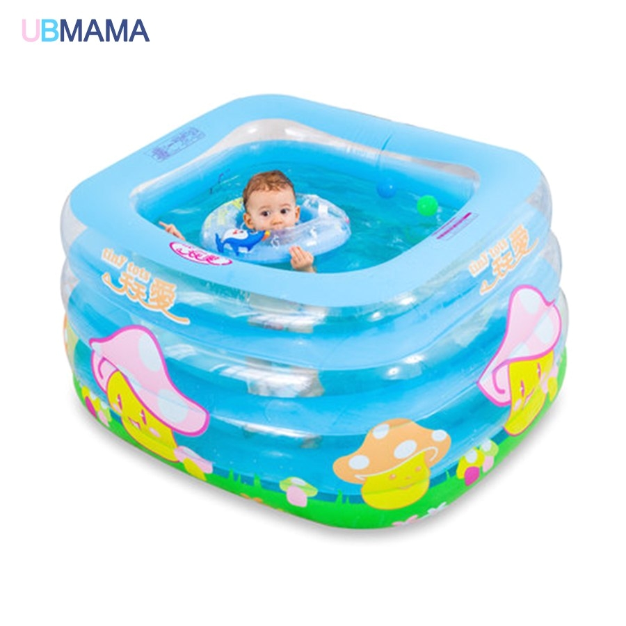 4th floor insulation inflatable square plastic safety bottom inflatable no smell baby swimmer newborns baby tub swimming pool in swimming pool from mother