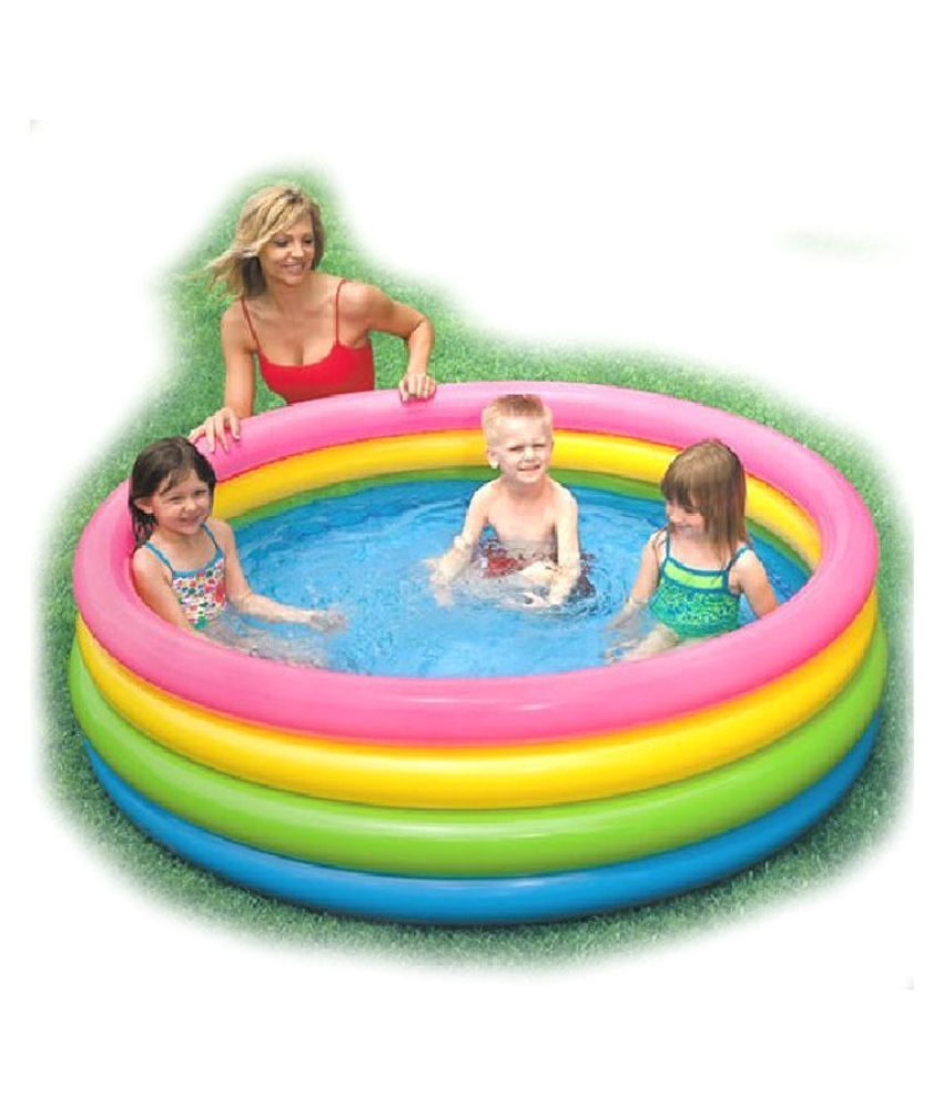 intex inflatable 3 feet baby swimming pool bath tub