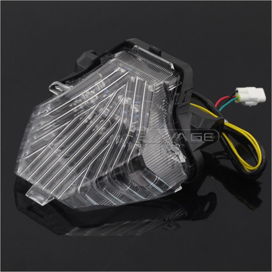 for yamaha mt 07 fz 07 mt07 fz07 2014 2015 2016 motorcycle integrated led tail light turn signal blinker lamp clear