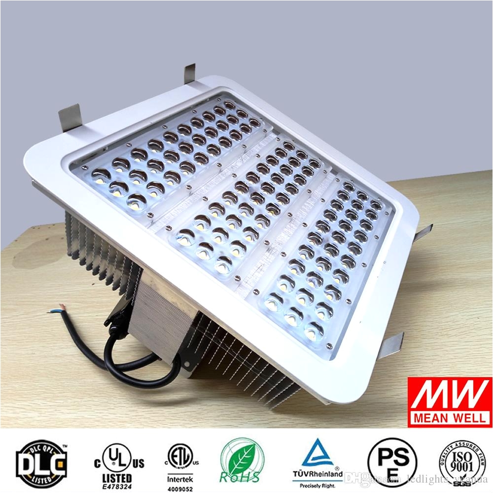 best explosion proof led canopy lights finned radiator 100w 150w 180w high bay light for gas station light warehouse lamp meanwell 5year warranty under