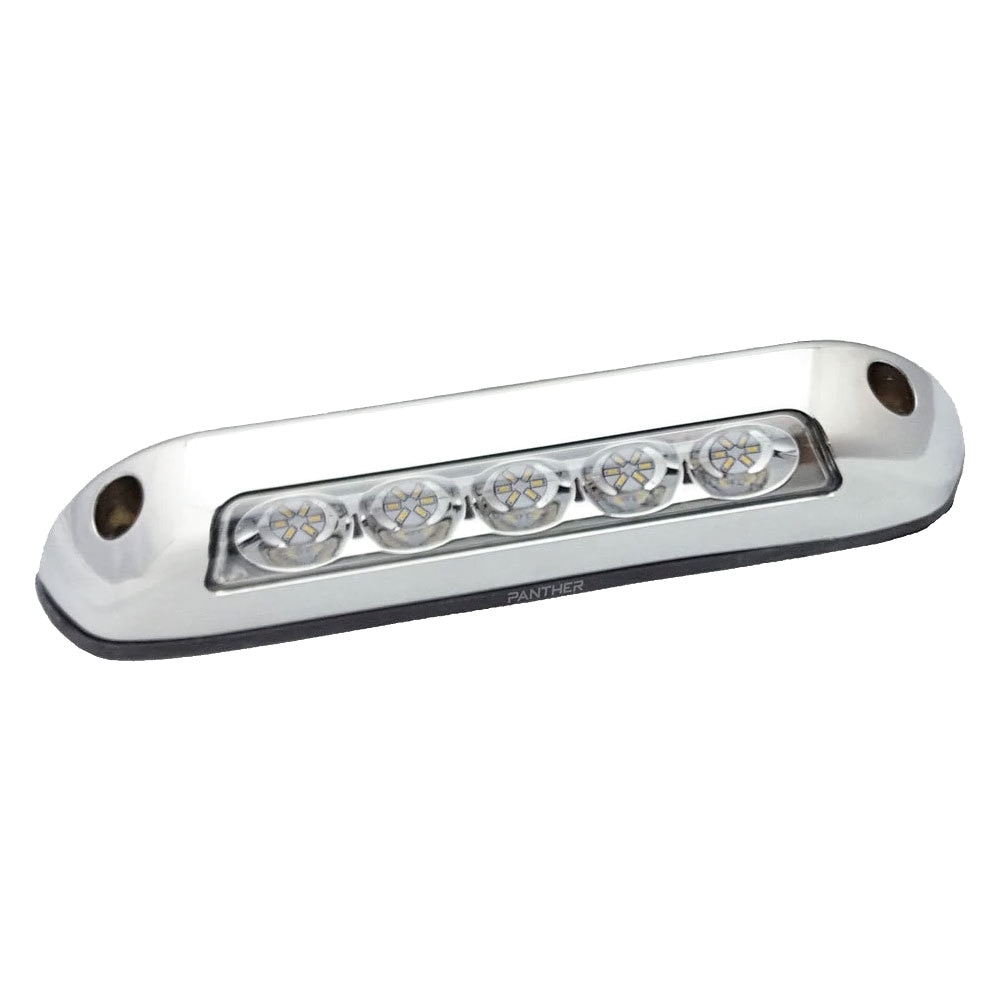 69710 ch 6 5k rv led porch ramp light chrome