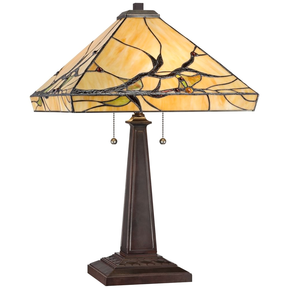 budding branch robert louis tiffany table lamp style w2363