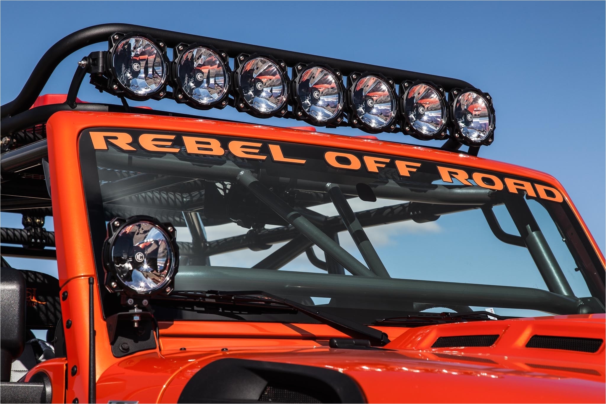 gravity led pro6 8 light 50 universal light bar system on jeep jk 07