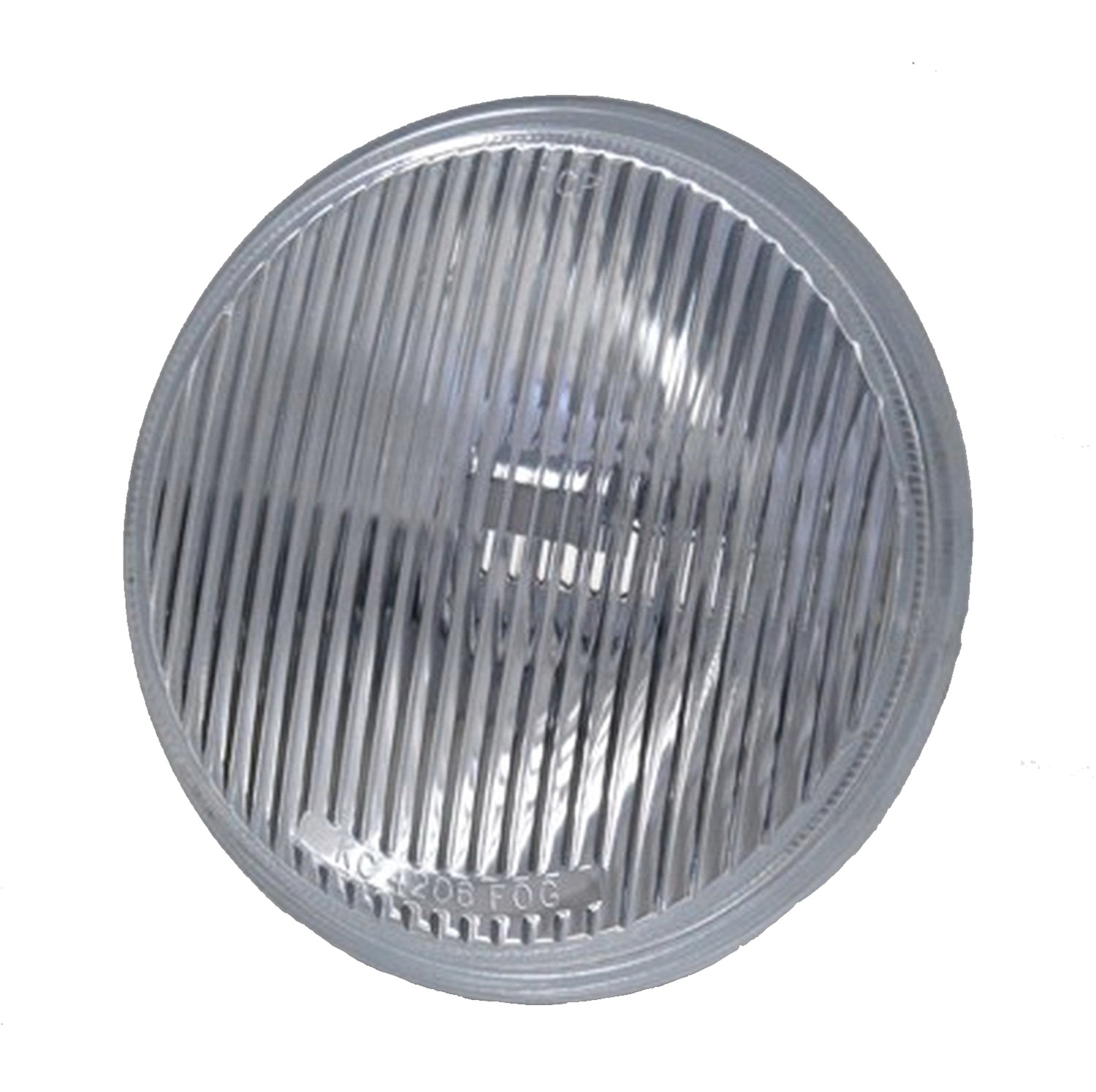 get quotations a· kc hilites 4206 6 replacement fog beam pattern glass lens reflector with h3 bulb