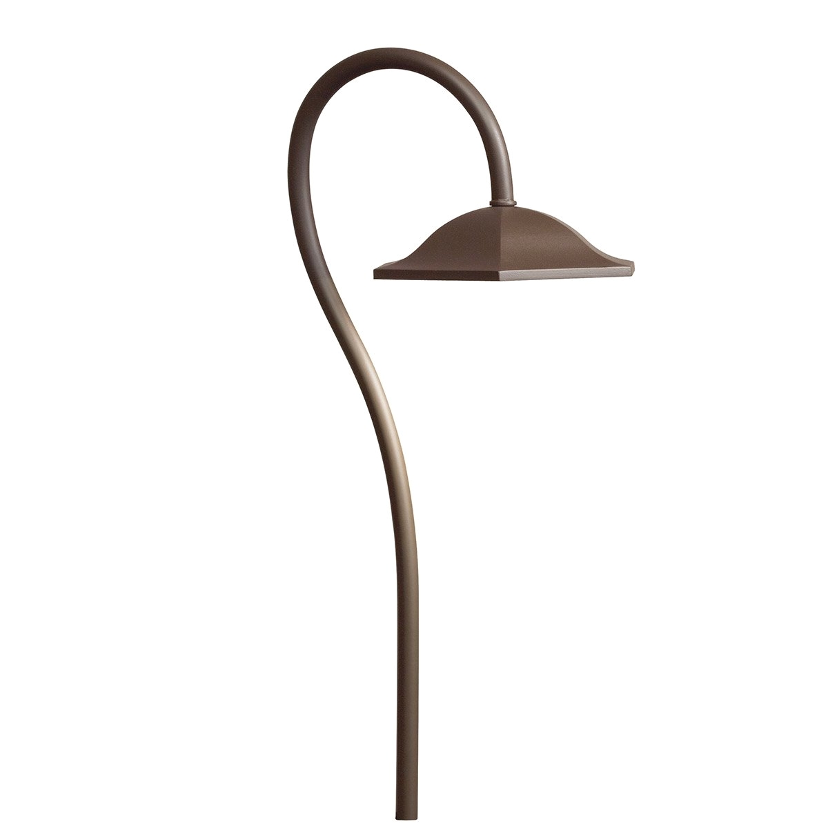 kichler lighting 15807azt27r signature 12v 4 3 watt textured architectural bronze pathway light in 2700k