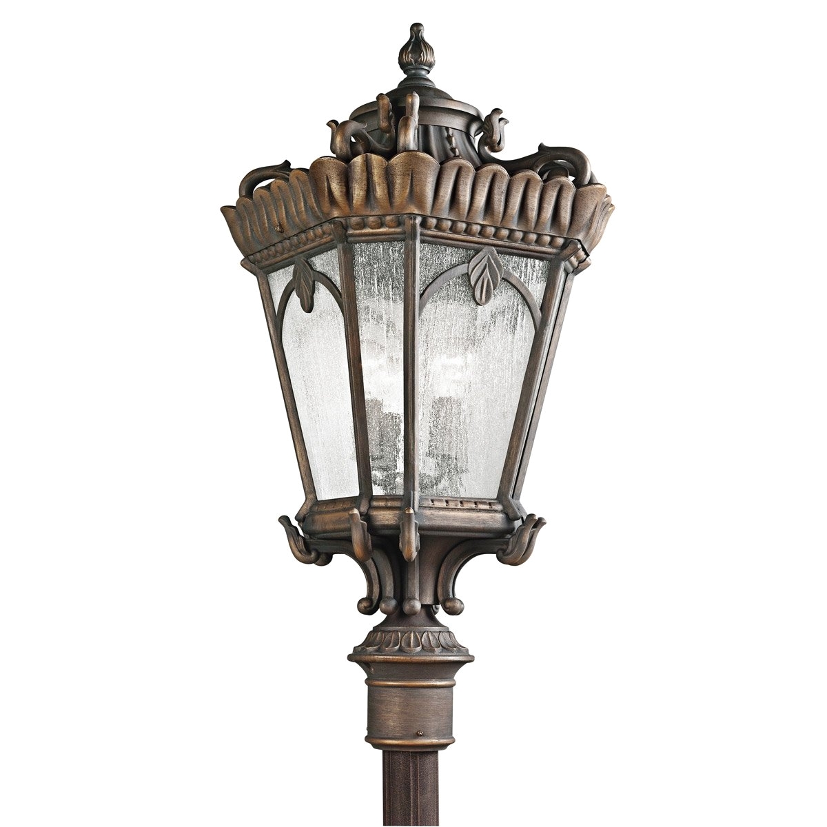 kichler lighting 9565ld tournai 4 light 38 inch londonderry outdoor post lantern