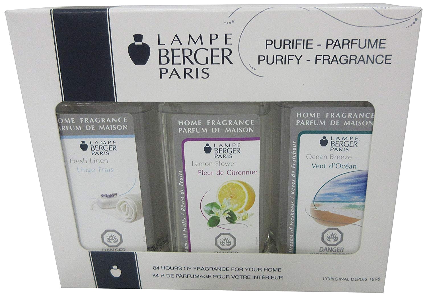 Lampe Berger Wicks Canada Lampe Berger Paris Trio Pack Fresh 3 X 180ml Fragrance Amazon Ca