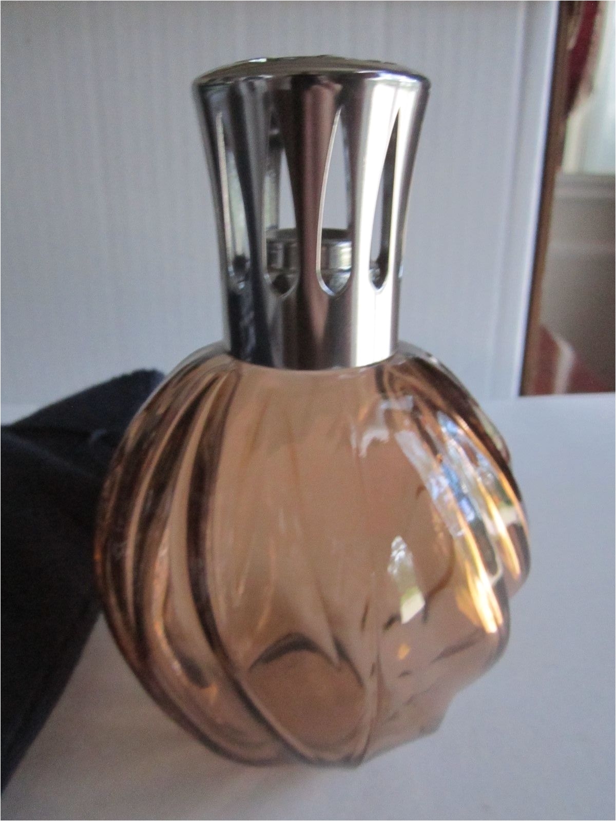 lampe berger paris fragrance lamp in the box amber color glass 1 of 6free shipping lampe berger