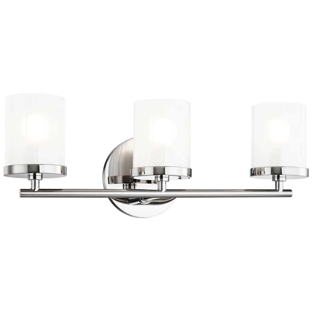 mitzi ryan 17 1 2 wide polished nickel 3 light bath light www lampsplus com