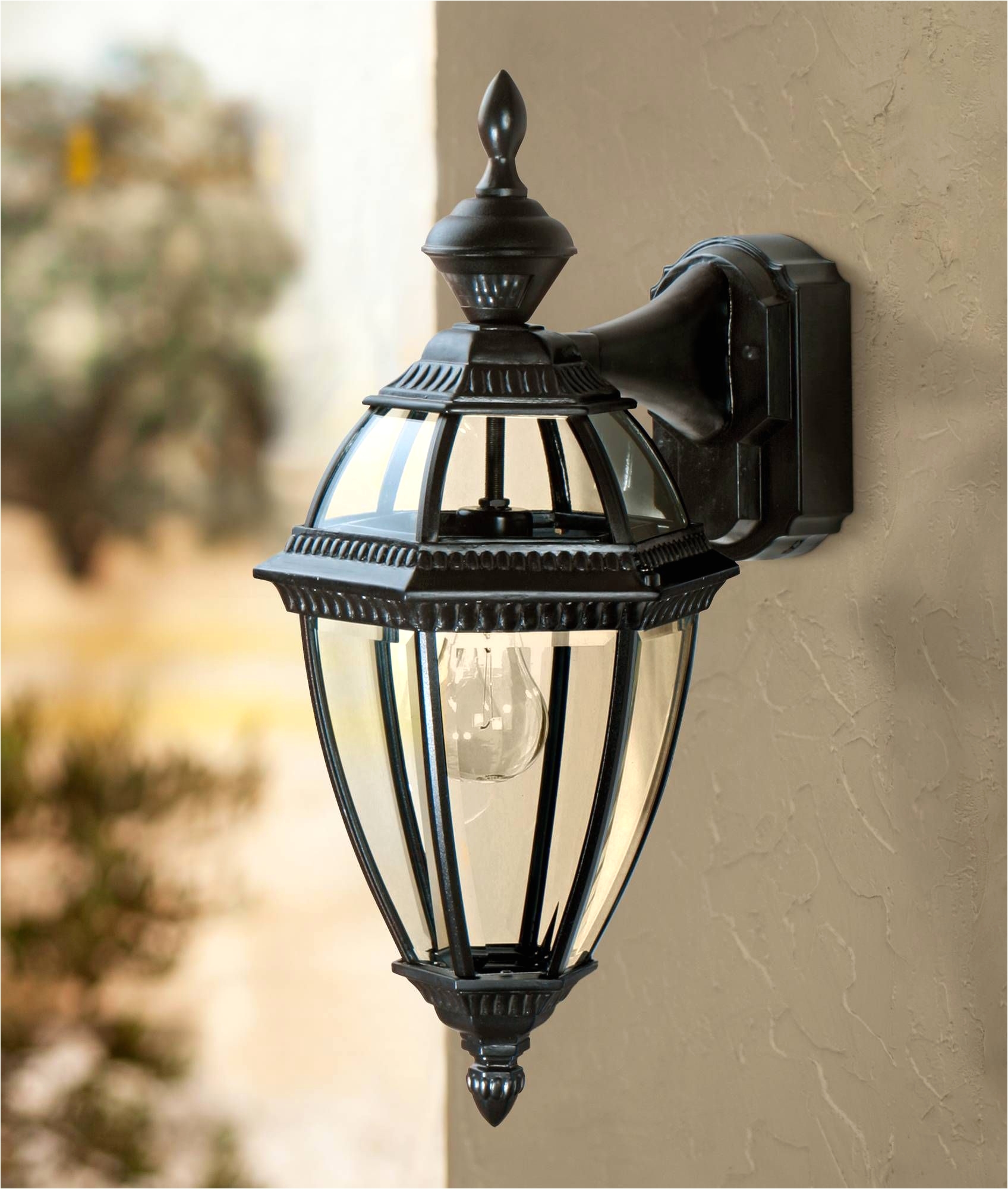 lamps plus wall sconces lovely heritage black 21 dusk to dawn motion sensor outdoor