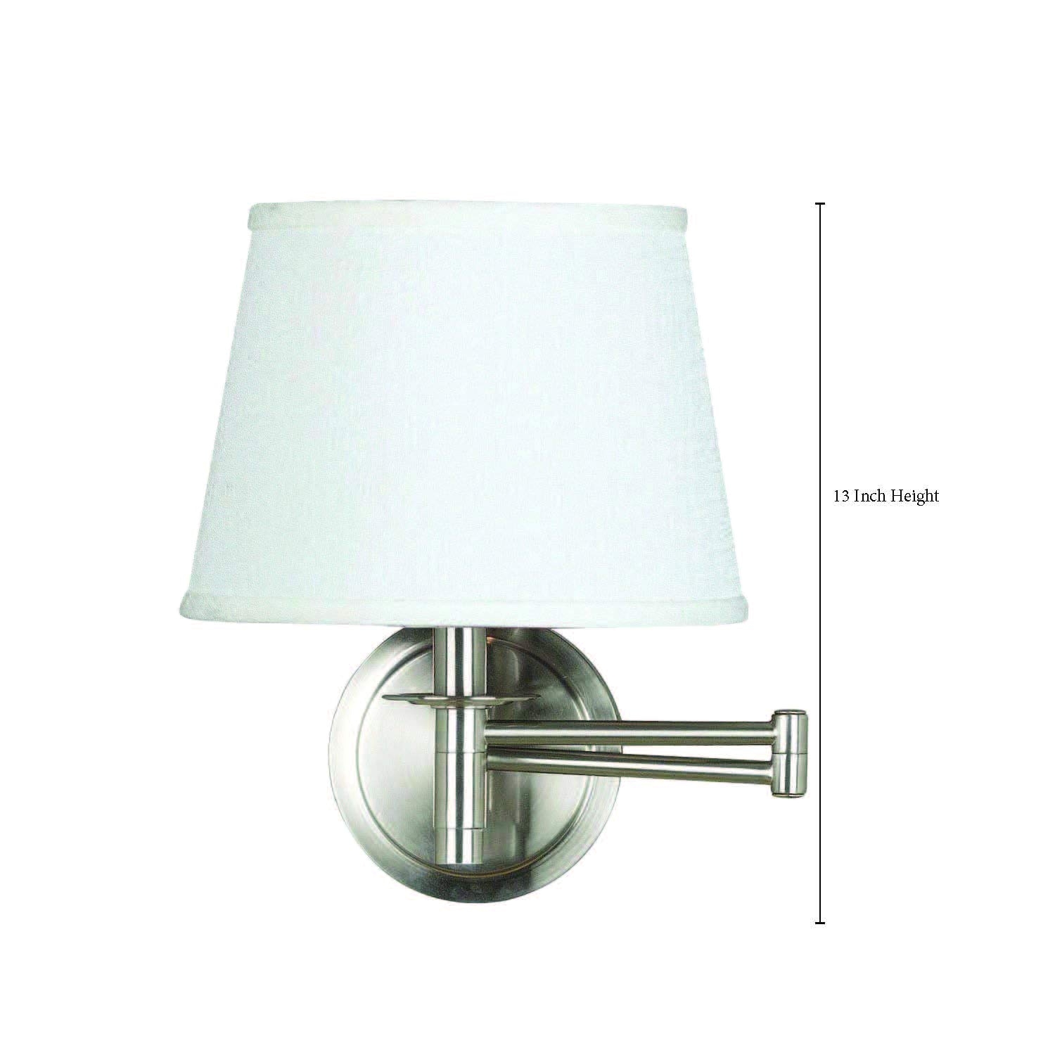 Lamps Plus Wall Sconces Kenroy Home 21011bs Sheppard Wall Swing Arm Lamp Brushed Steel