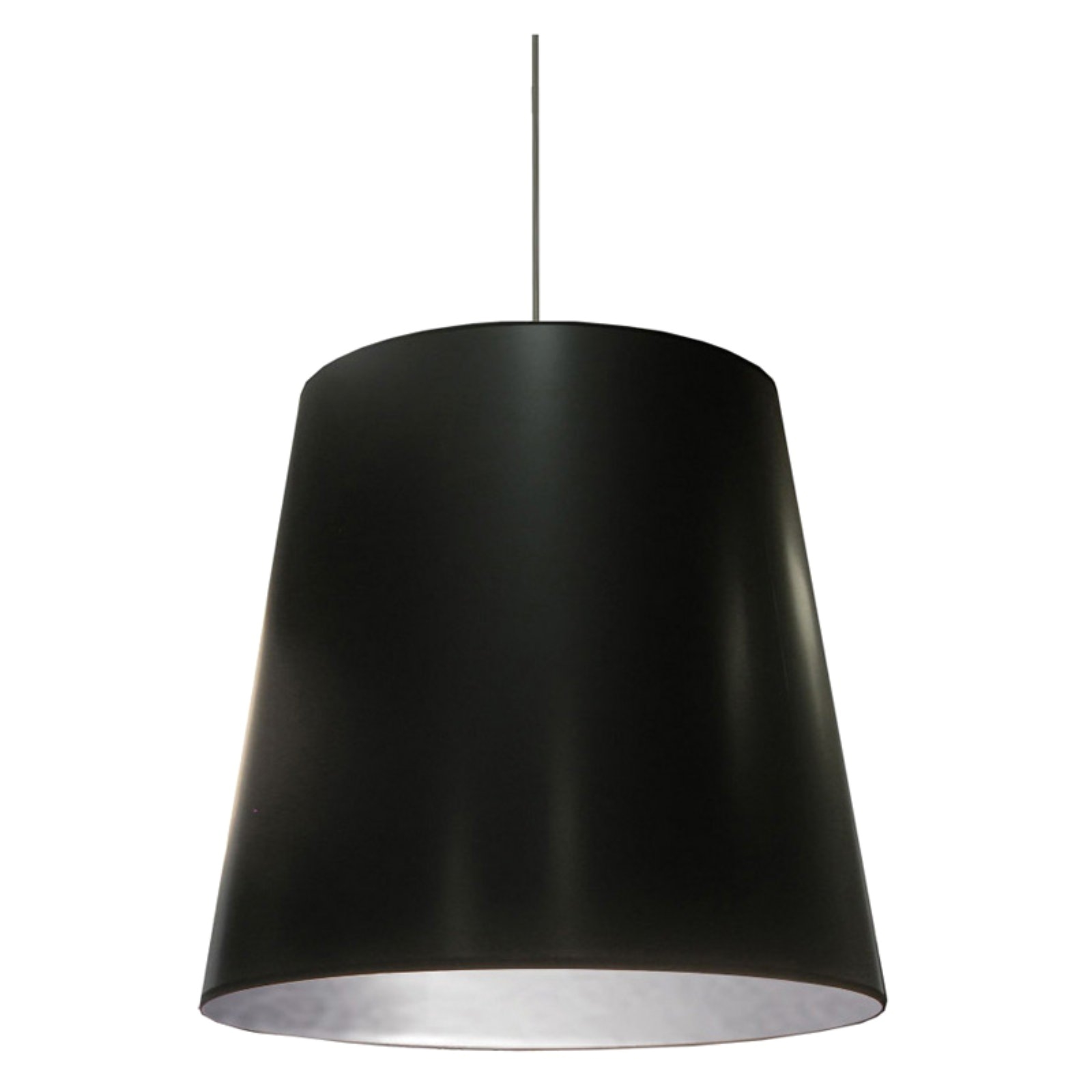 dainolite od l 697 black with silver shade 1 light oversized large drum pendant