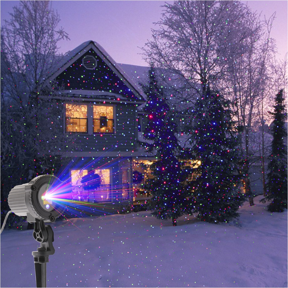 2017 laser light outdoor high quality rgb still dots christmas lights party light projector tree decorations