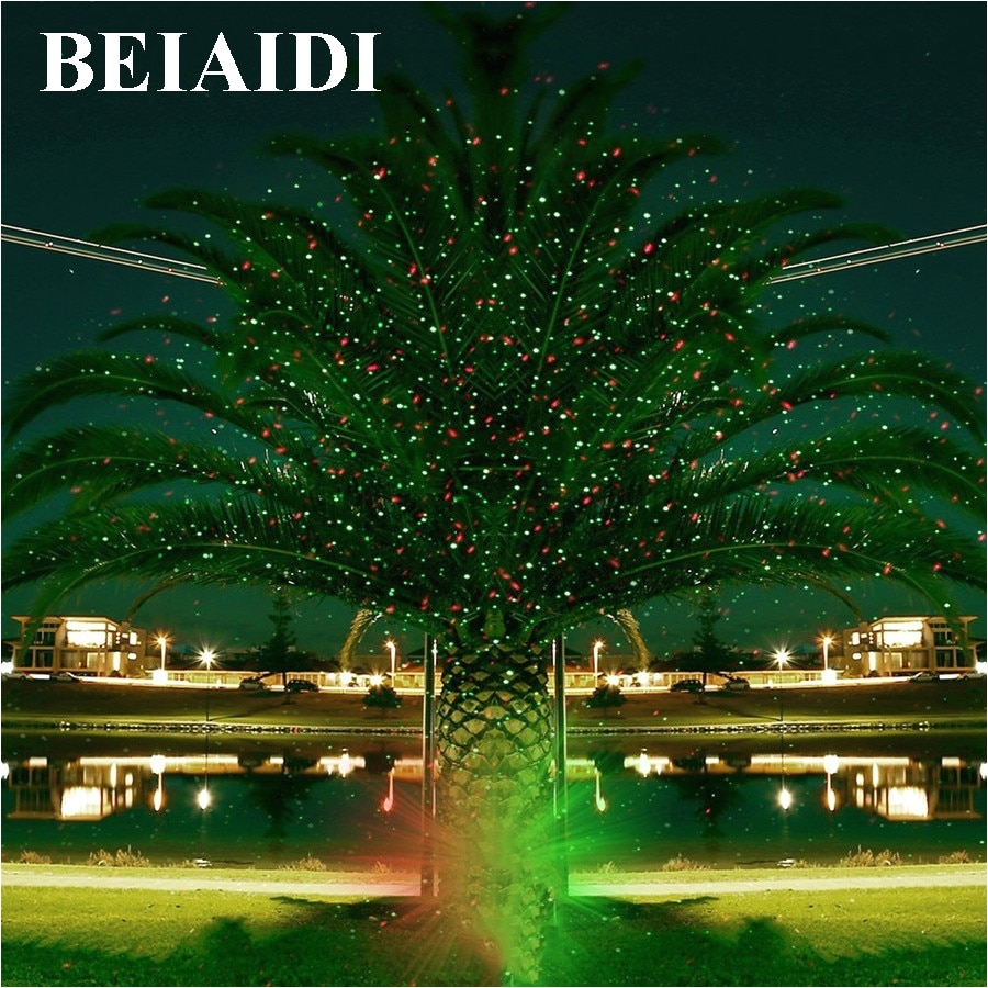 beiaidi sky star outdoor christmas laser projector green red laser spotlight lamp landscape garden christmas stage