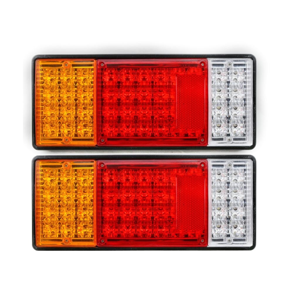 2pcs pair 44 led indicator tail light ute boat trailer truck van for camper waterproof kit rear light led taillight