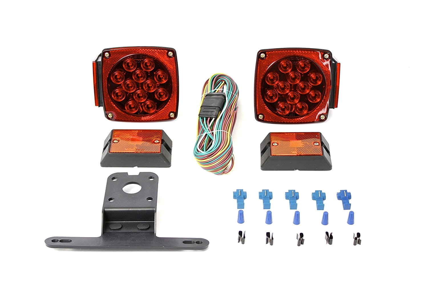 Led Boat Trailer Light Kit Amazon Com Maxxhaul 70205 12v Led Trailer Light Kit Automotive