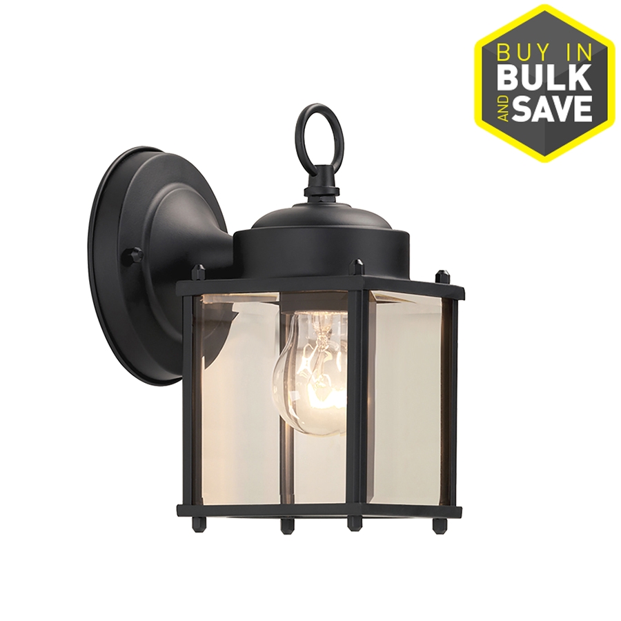 portfolio 8 25 in h black outdoor wall light