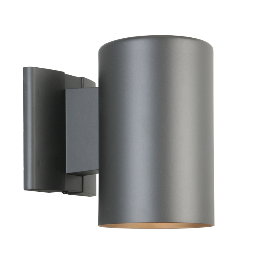 portfolio 7 in h matte black dark sky outdoor wall light