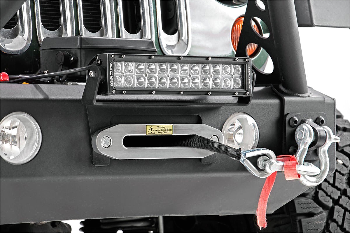 12in dual or single row led light bar hawse fairlead mount 70127 rough country suspension systemsa