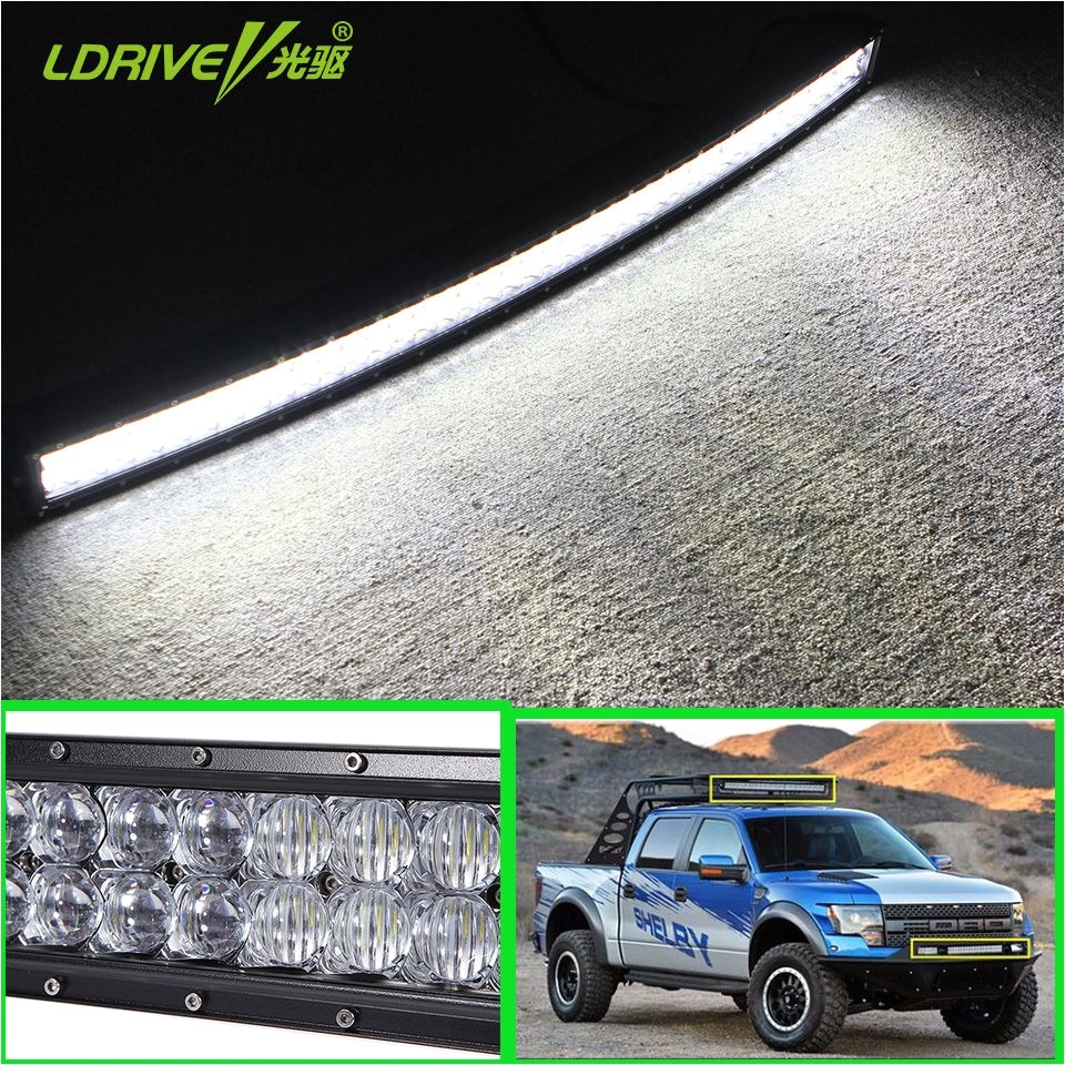free shipping buy best 5d curved led light bar 42