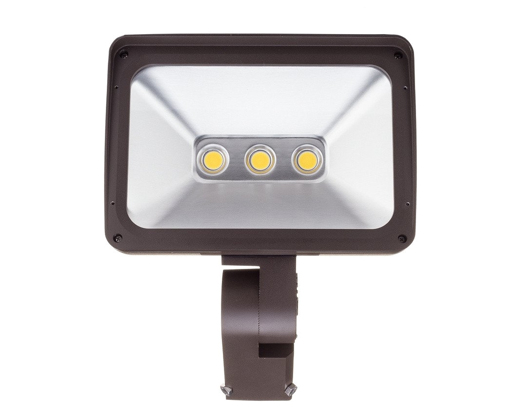 100w led flood light fl100 with adjustable 3 o d slipfitter mount