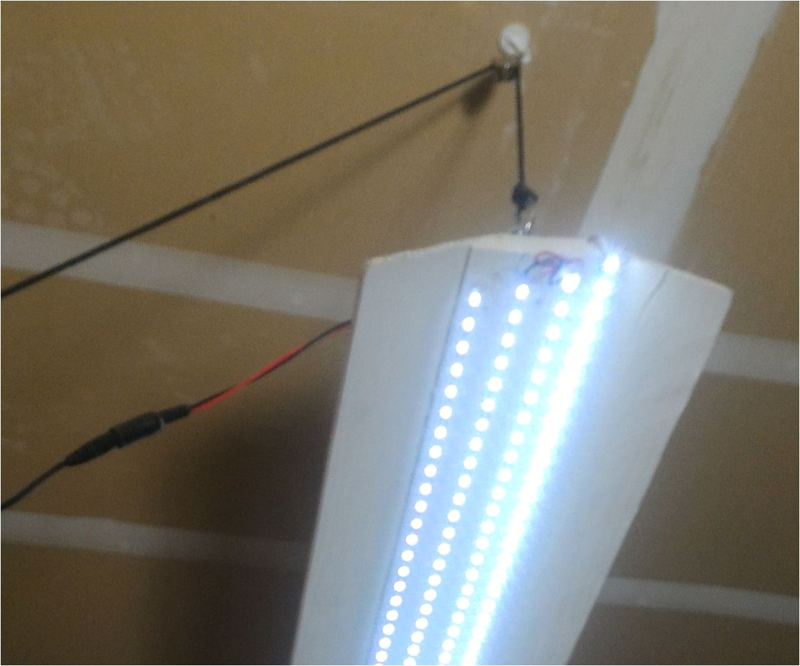 10 led shop light 6 steps with pictures