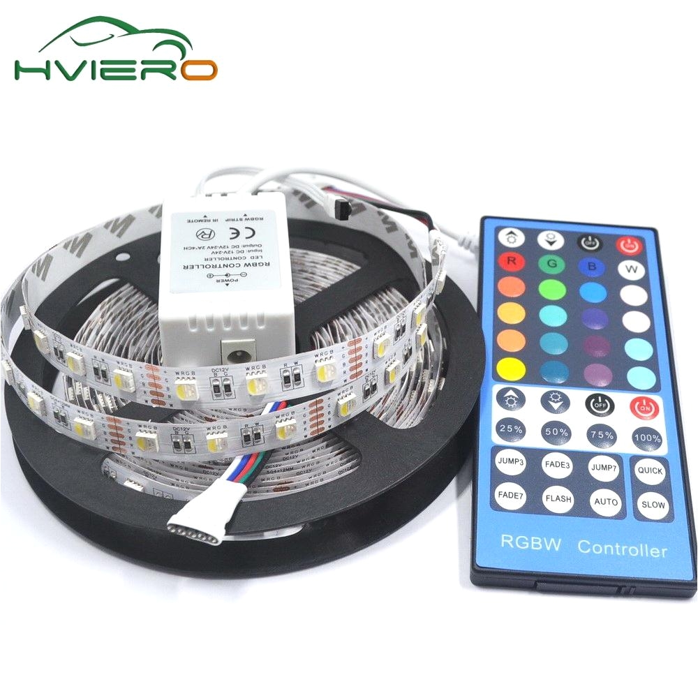 5050 300leds flexible led strip ip20 ip65 ip67 dc 12v 4in1 led chip waterproof home holiday light garden light outdoor led light strips battery powered