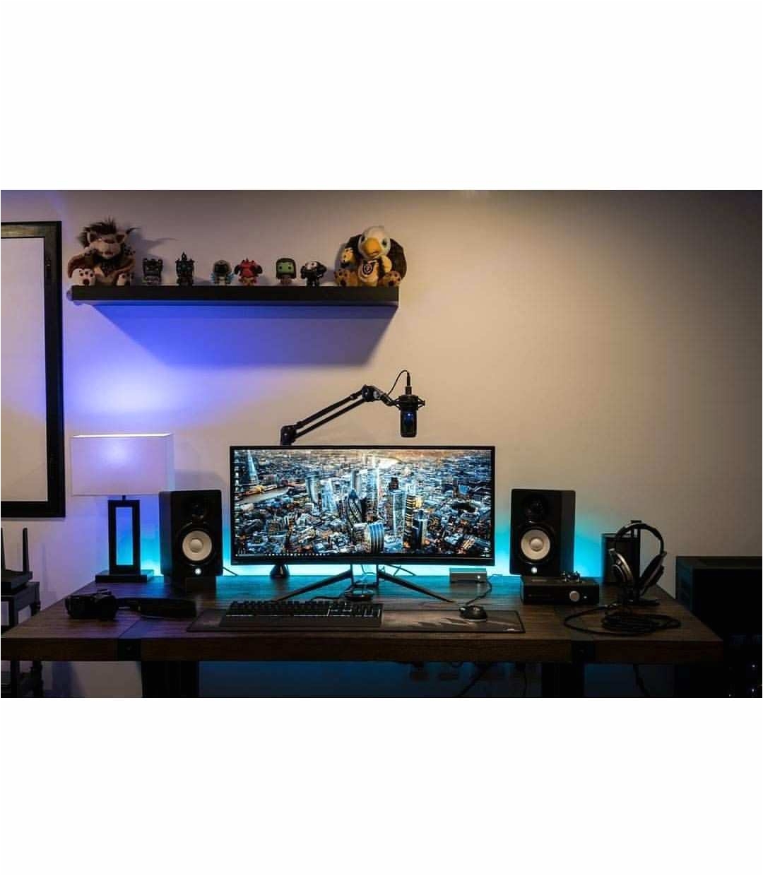 gaming desk led lights luxury standing desk desk display stand regard to dazzling cheapest gaming setup