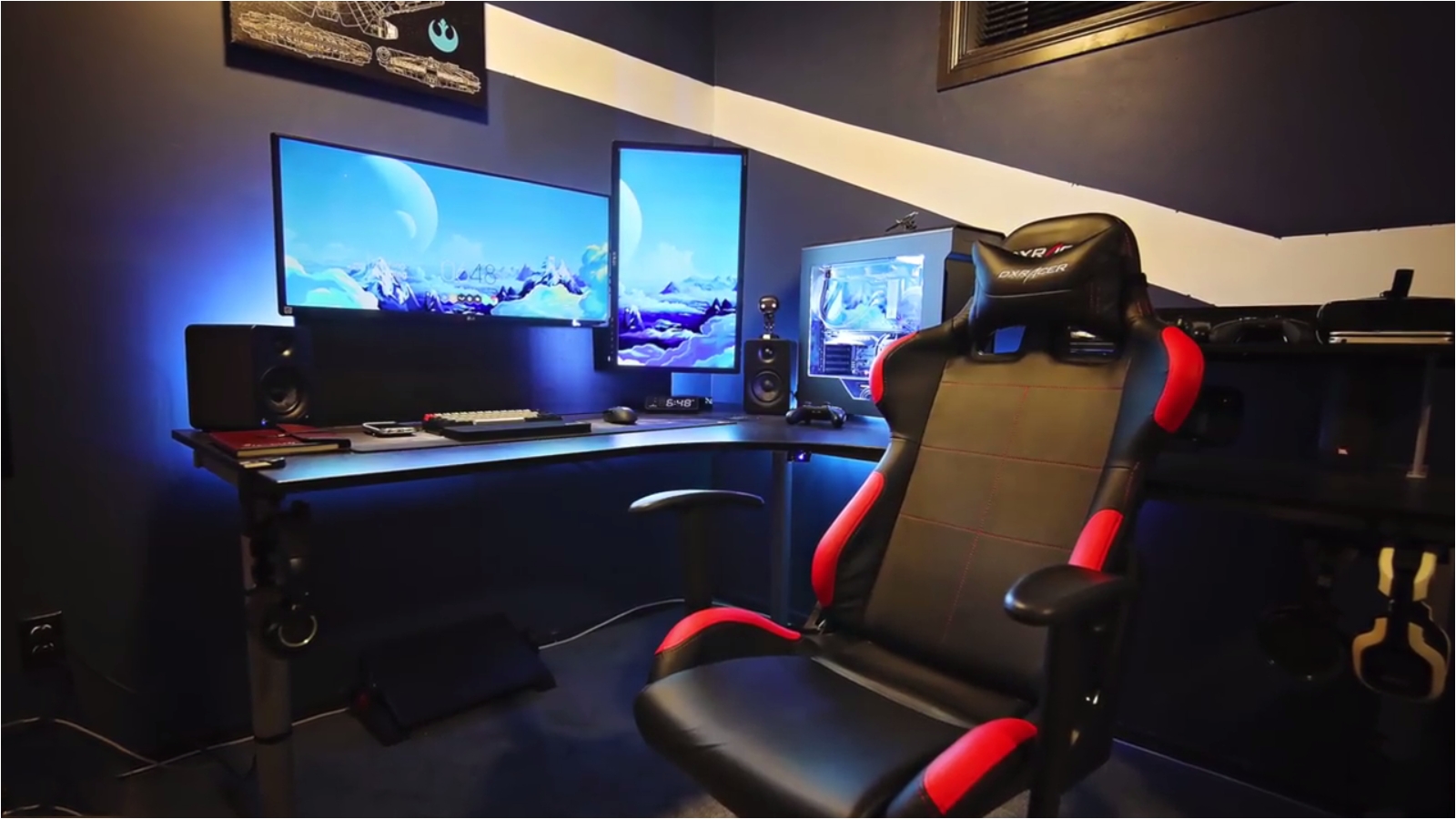 gaming rooms gaming desk gaming setup media rooms lighting games