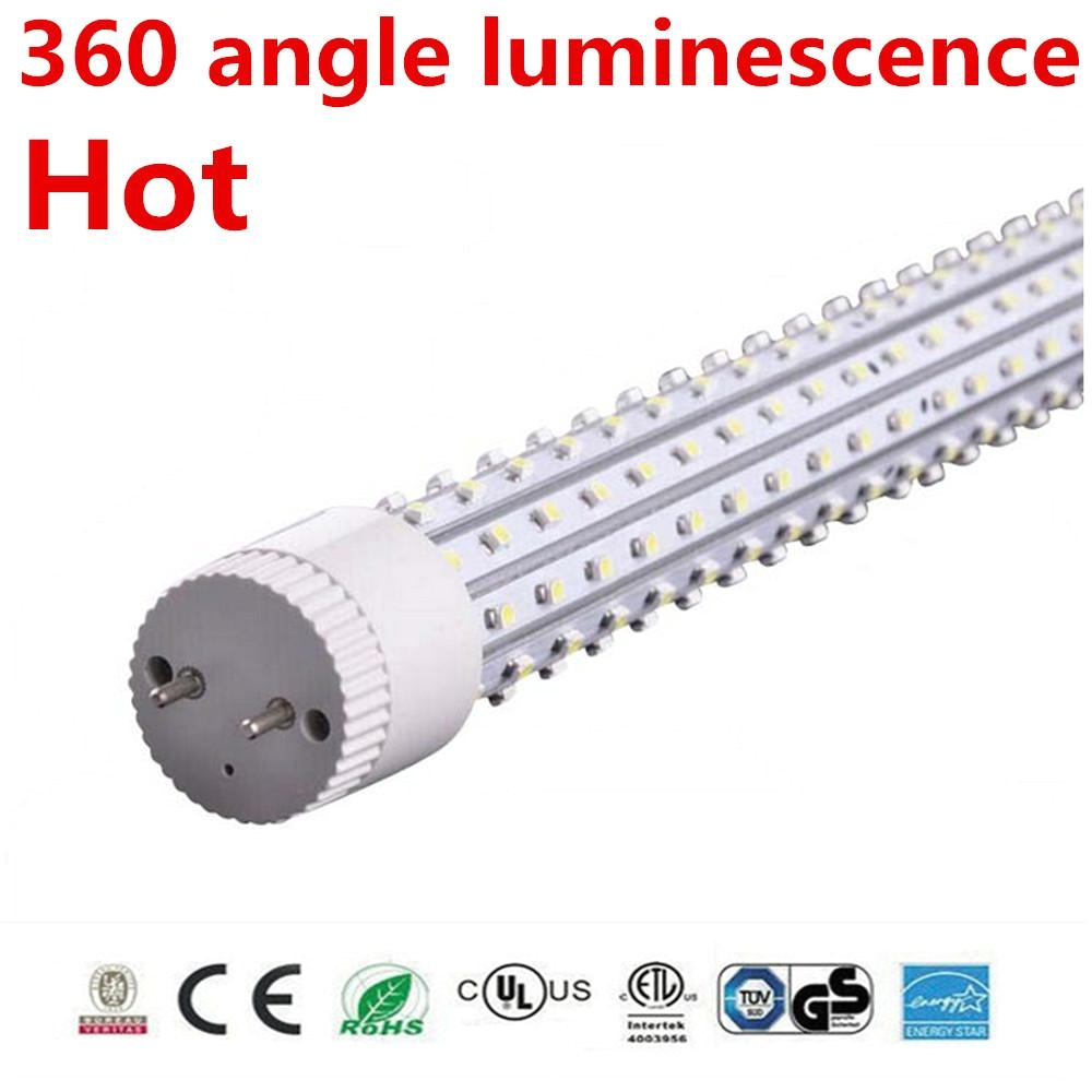 4ft led tube t8 1200mm 18w 360 angle luminescence led tube light ac85 277v led fluorescent tube lamp led replacement for fluorescent tubes fluorescent light