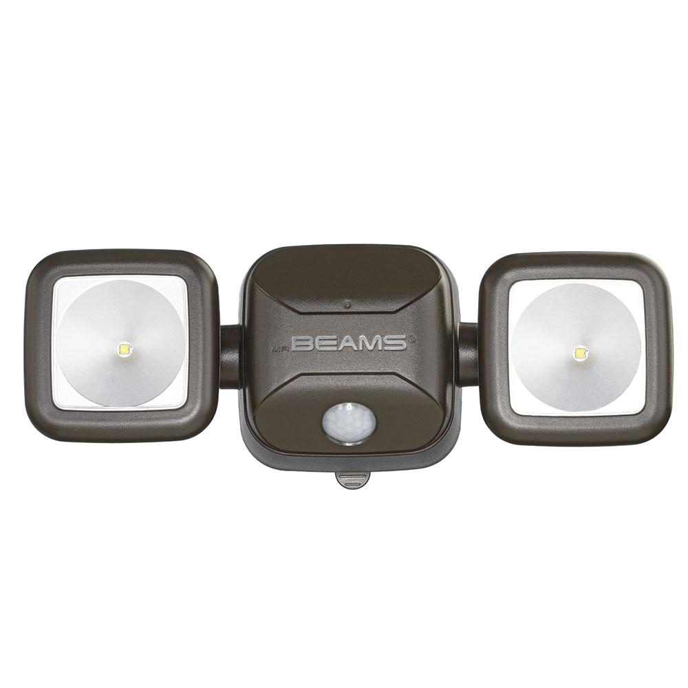 wireless 140 degree bronze motion activated outdoor integrated led security flood light