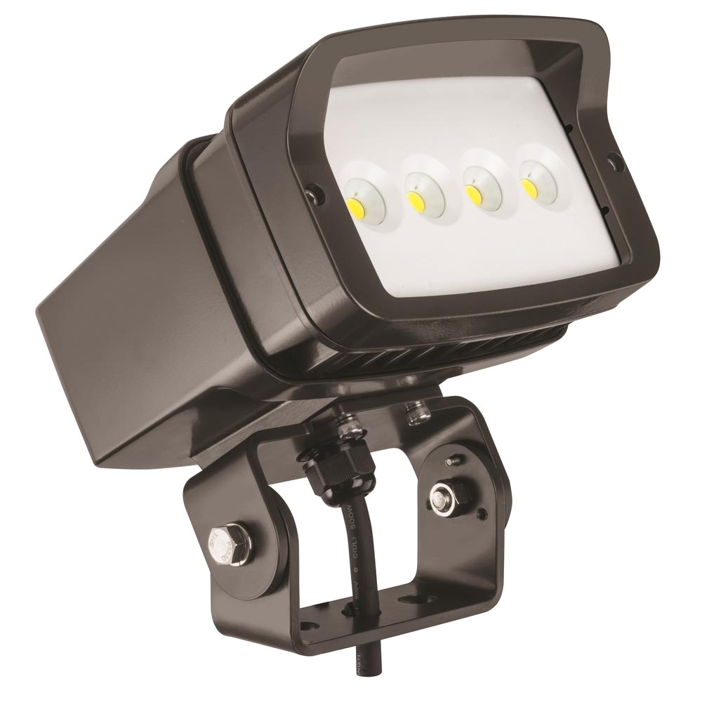 lithonia lighting bronze outdoor integrated led 5000k landscape flood light