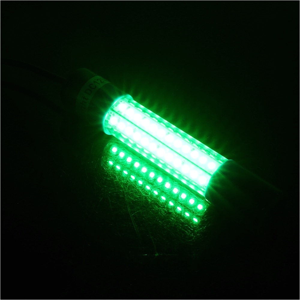 1080 lumens 12v led green underwater fishing light lamp fish attracting light fishing boat night lure lights in fishing lures from sports entertainment on