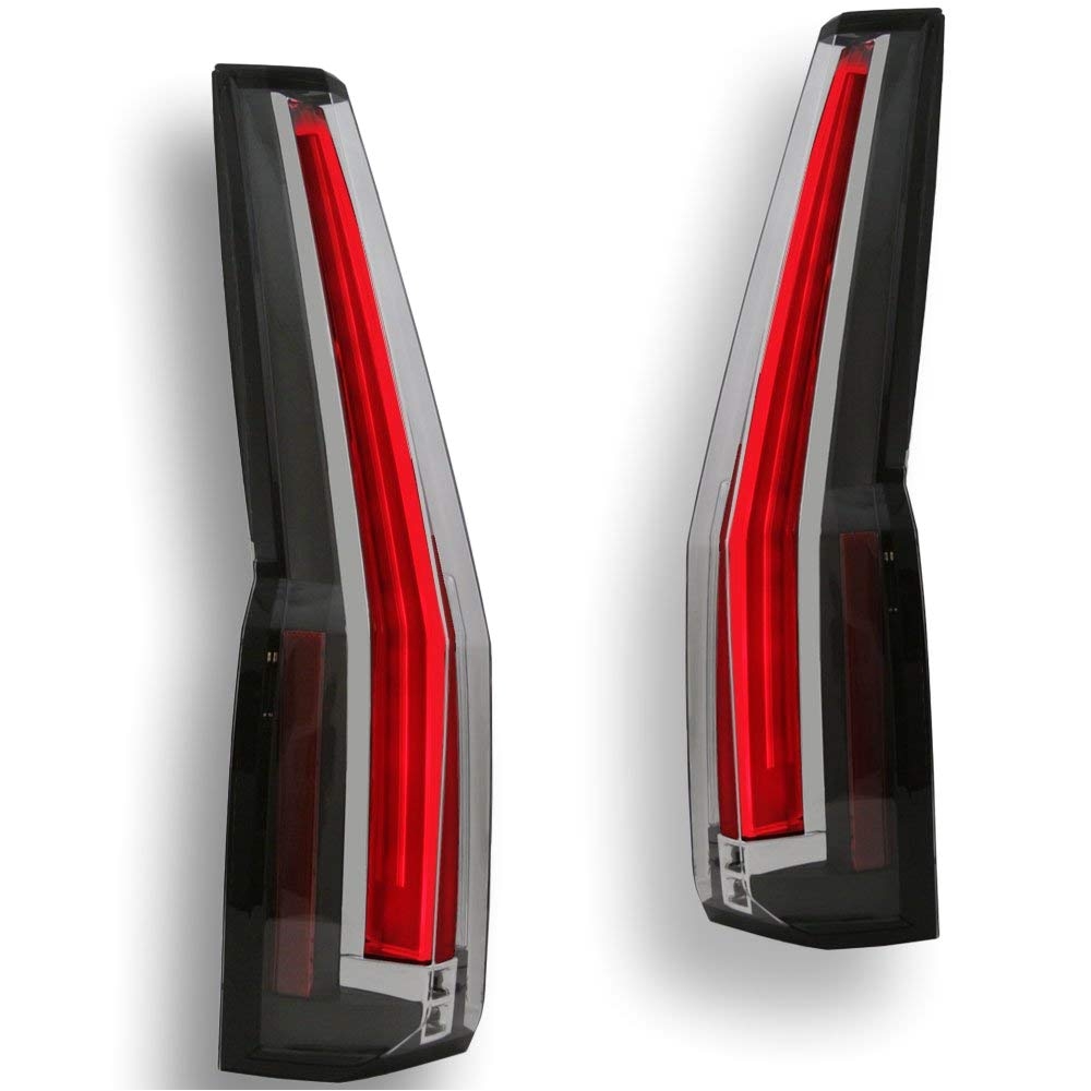 amazon com aoedi led tail light for 2007 2014 chevy tahoe suburban gmc yukon tail lights assembly sold in pair automotive