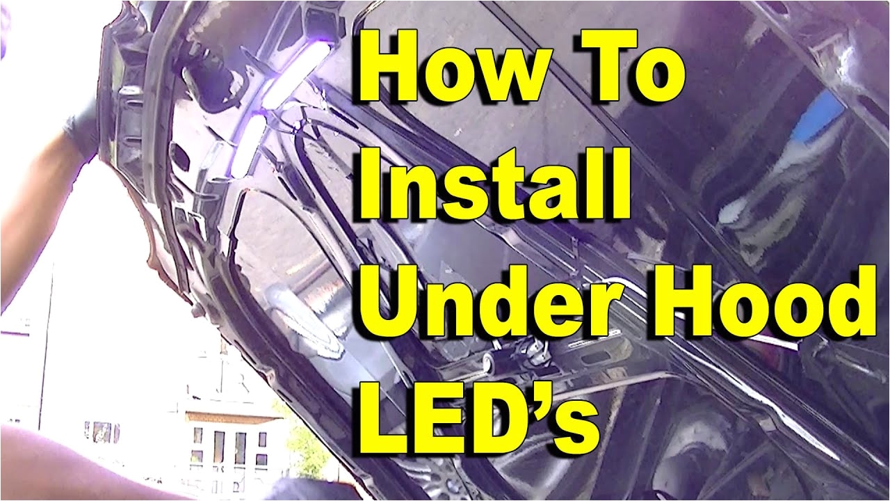 how to install under hood led lights