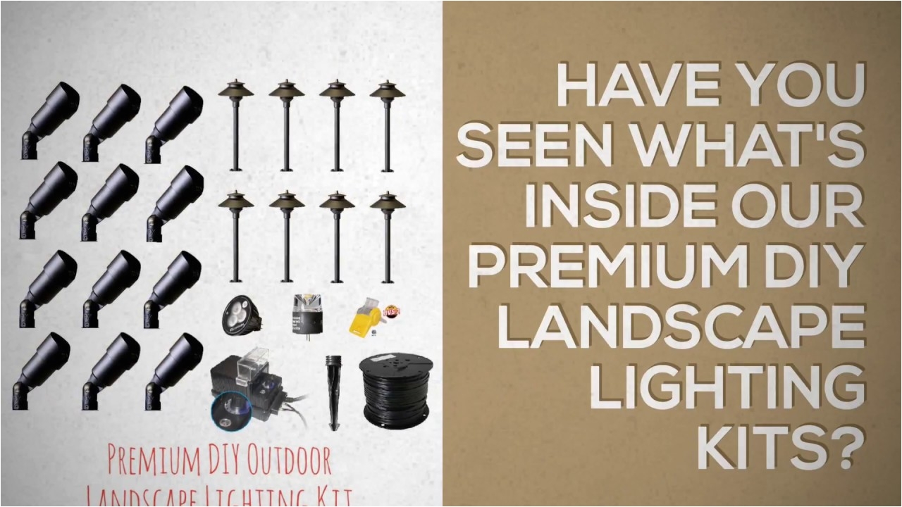 do it yourself low voltage landscape lighting kits