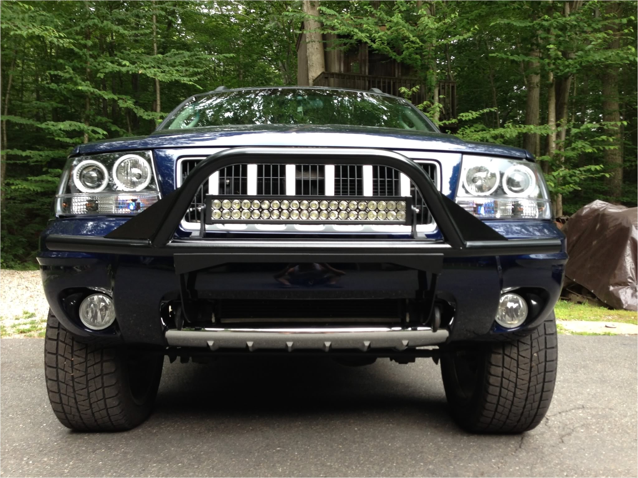 i already have one with a 20 led lightbar on it its crazy bright heres a few pics