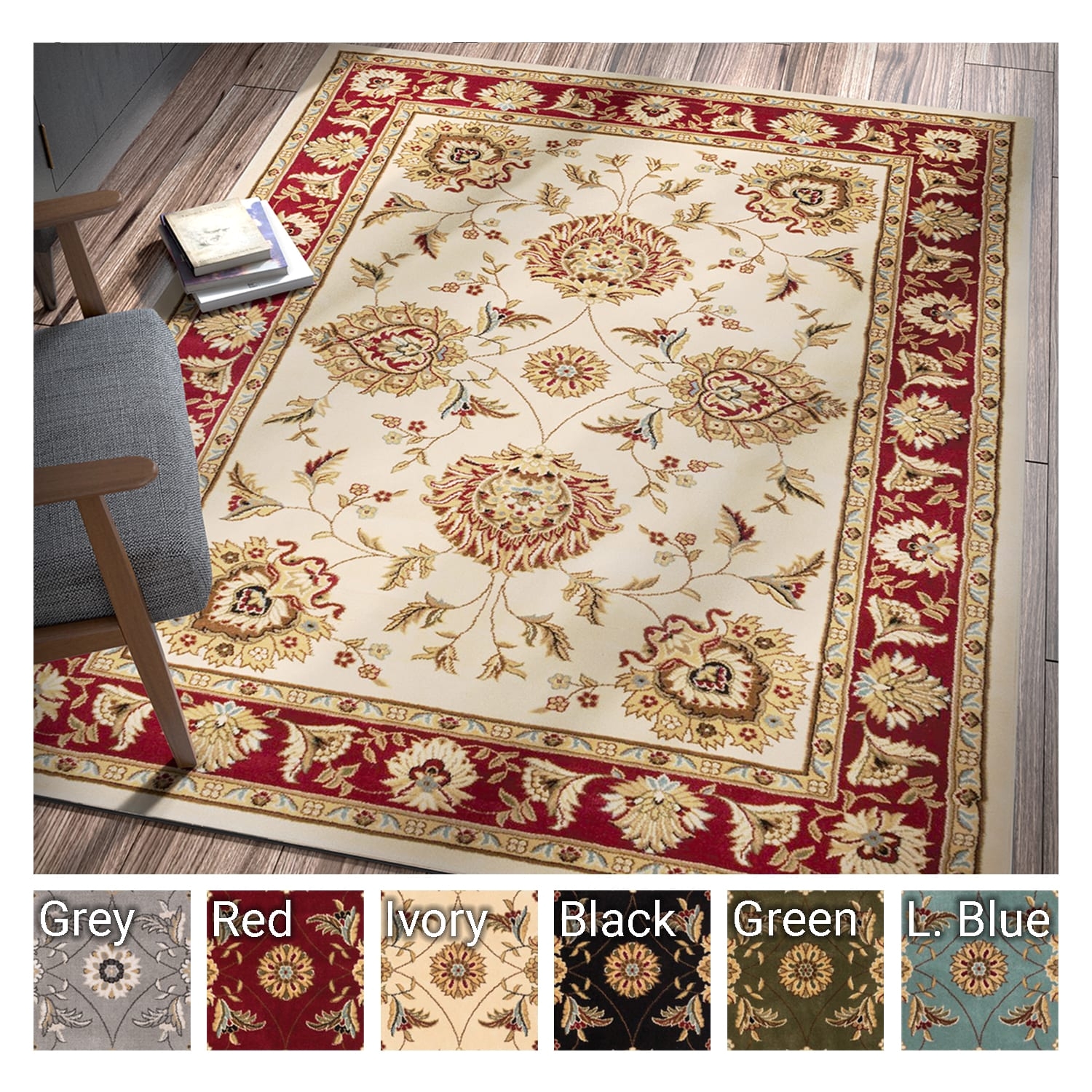 shop well woven agra traditional ushak oriental area rug 710 x 106 free shipping today overstock com 15384582