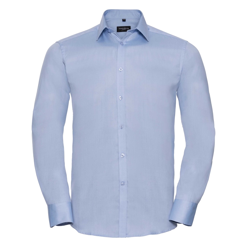 mens long sleeve herringbone shirt image