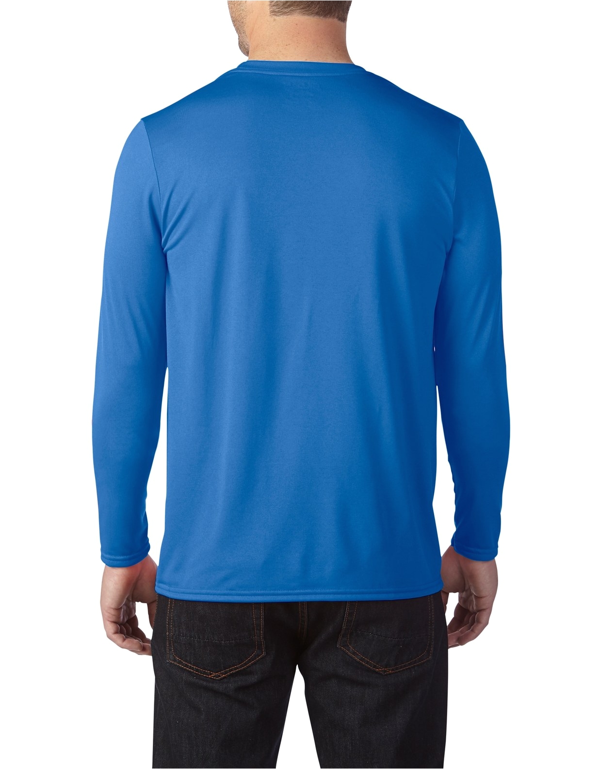 47400 gildan performancea 4 7 oz yda² adult long sleeve tech t shirt gildan