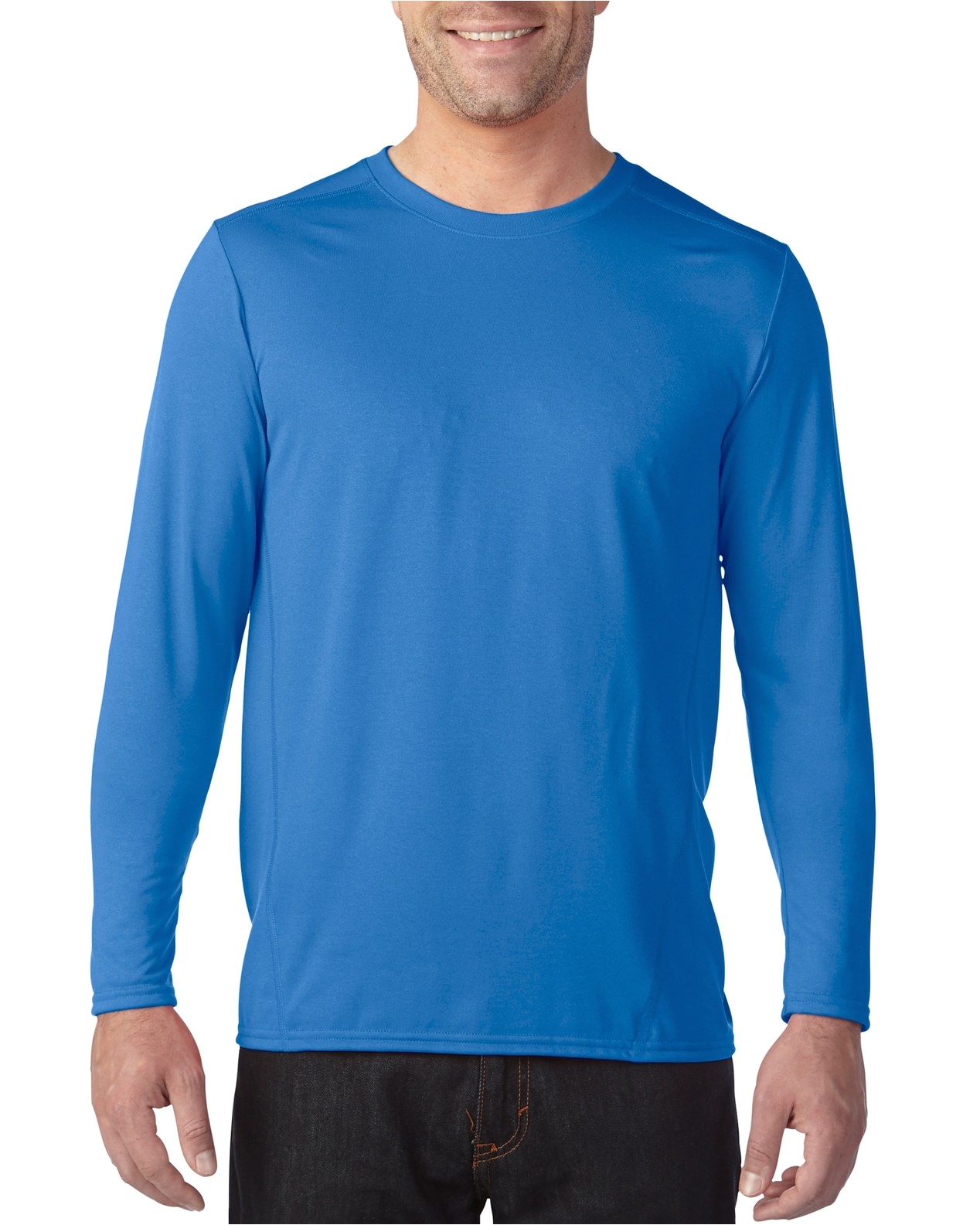 47400 gildan performancea 4 7 oz yda² adult long sleeve tech t shirt gildan