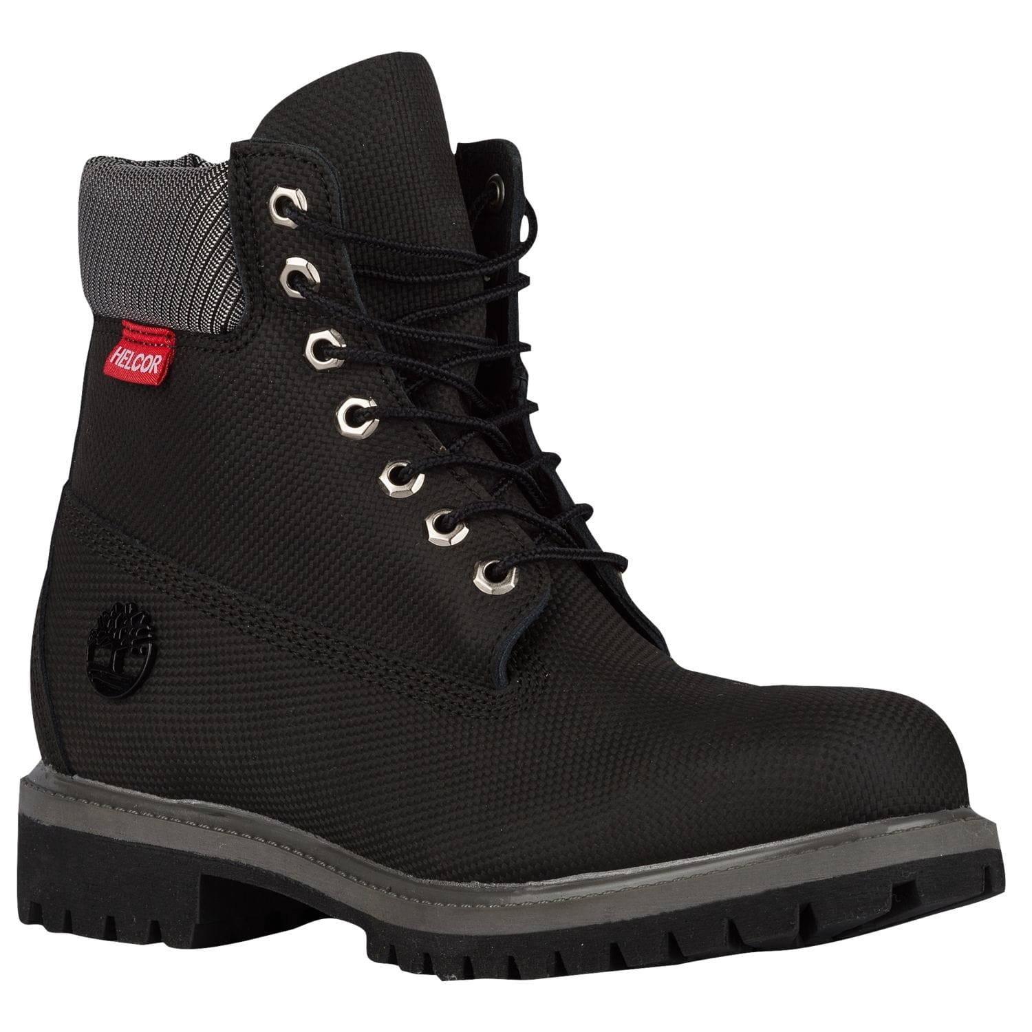 timberland 6 premium waterproof boots mens black grey