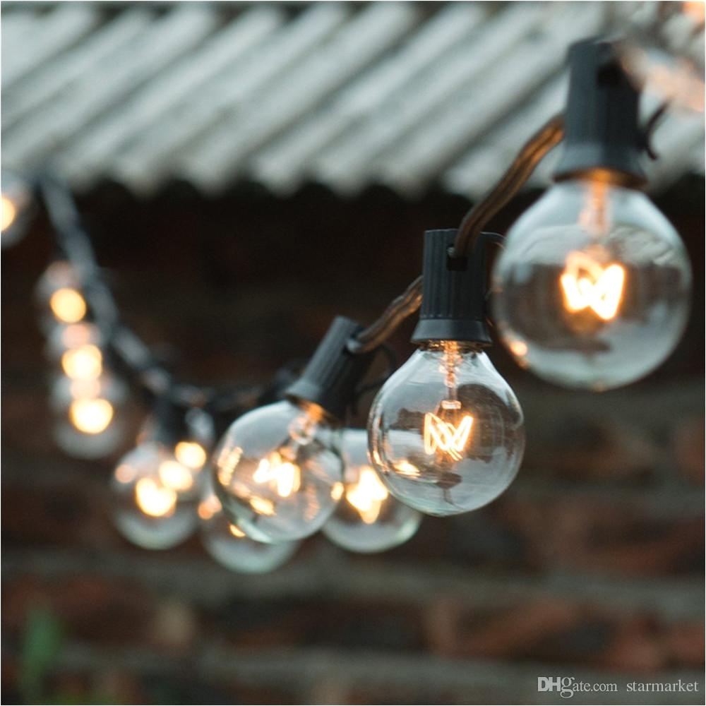 string lights 25ft clear globe bulb g40 string light set with 25 g40 bulbs included patio lightspatio holiday lights g40 bulb string lamp clear bulb string