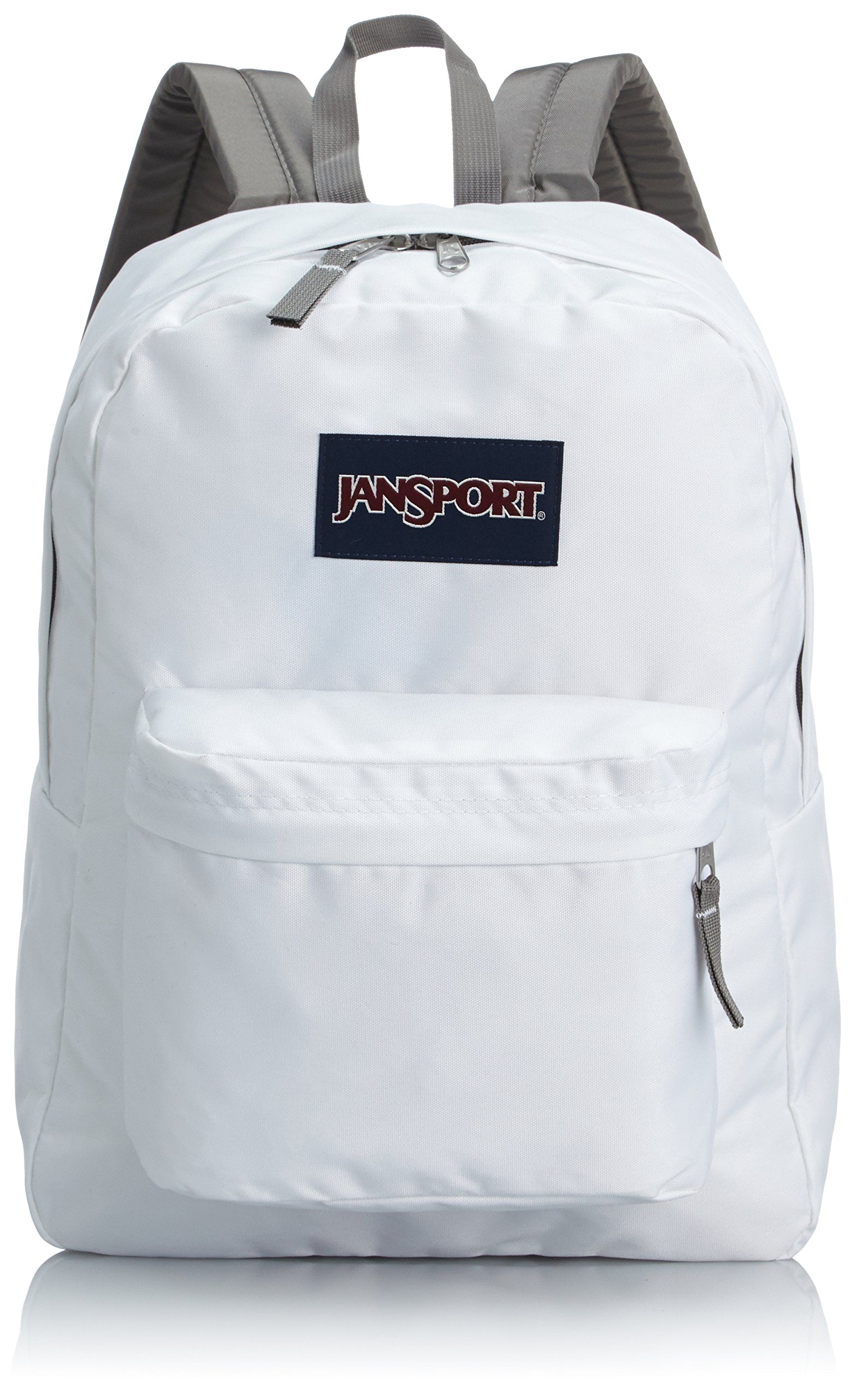 amazon com jansport superbreak backpack white jansport clothing student