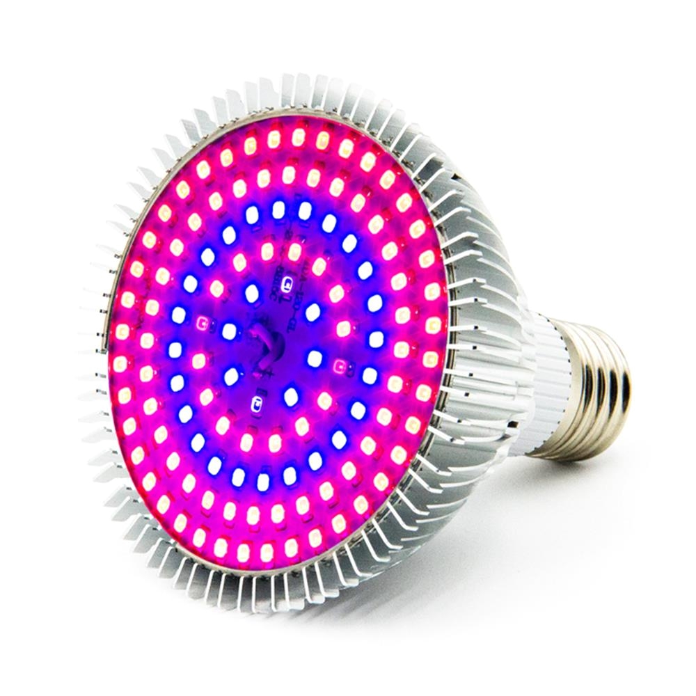 13w e26 full spectrum 120 led grow light bulb for vegetable plant flower indoor greenhouse ac85