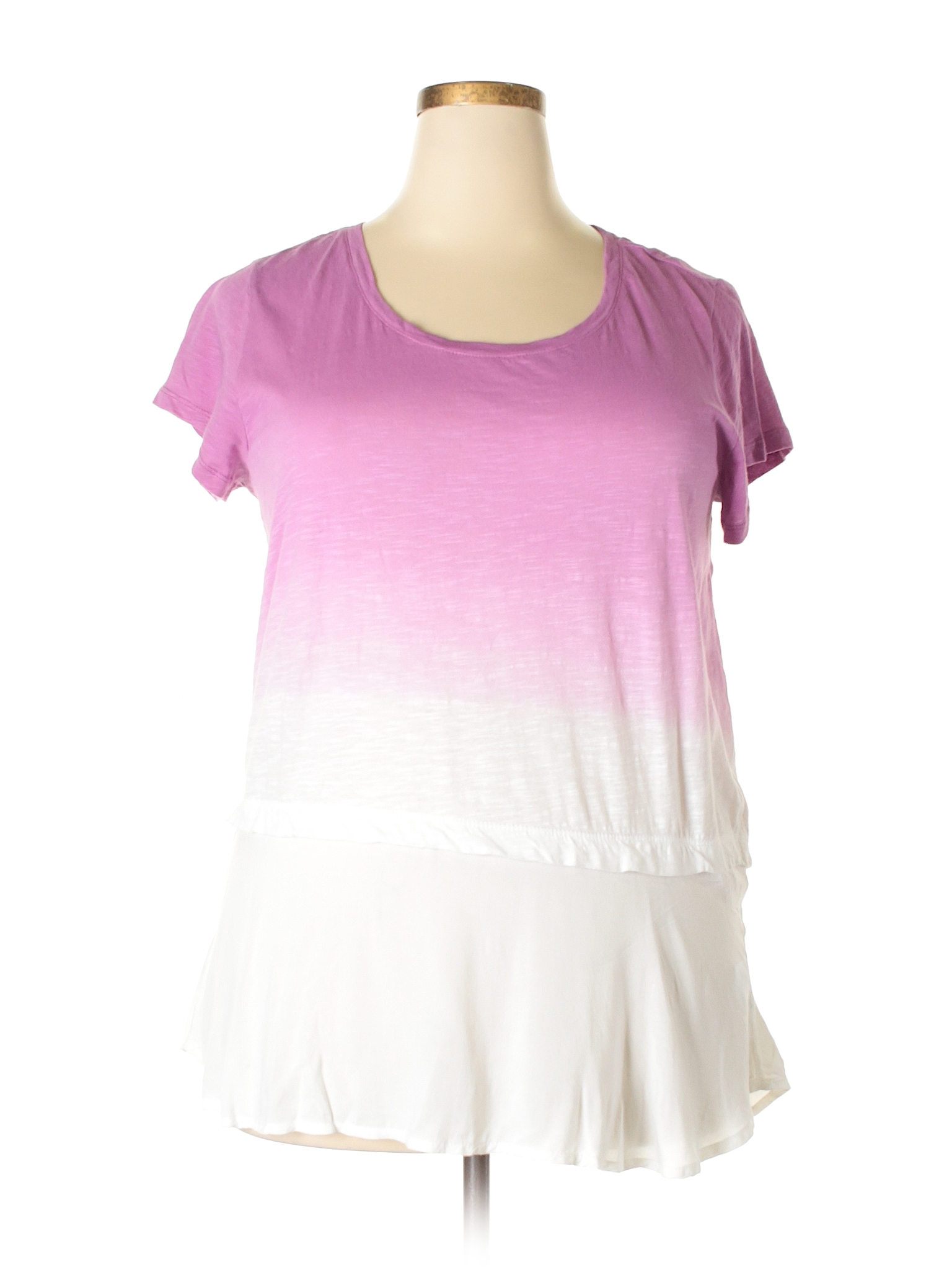 styleco short sleeve t shirt size 12 00 light purple womens tops new with tags