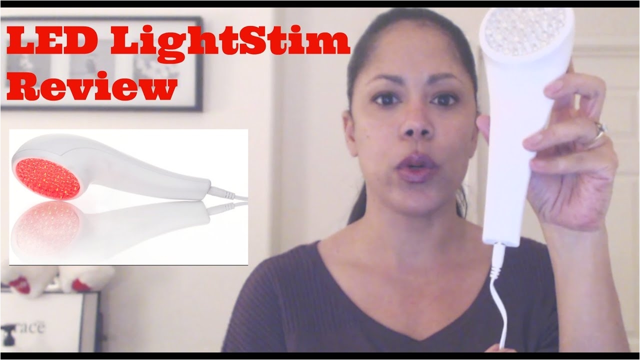led light therapy anti aging led lightstim for wrinkles review youtube