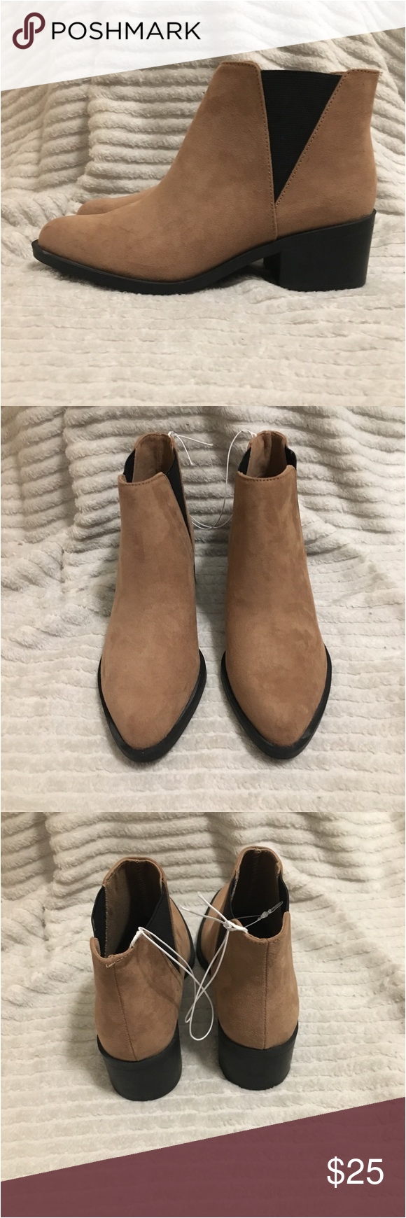 Light Tan Booties Faux Suede Ankle Booties Pinterest Light Browns Ankle Boots and